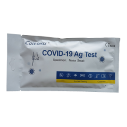 CORETESTS Covid-19 Ag antigeno testas Prekei taikomas 0% PVM.  